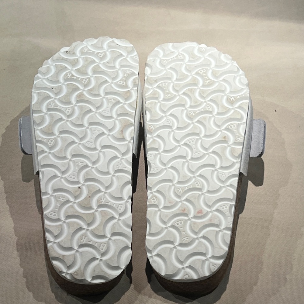 Birkenstock White Buckle Sandals - Picture 4 of 4